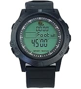 FCXJTU Digital Sports Stopwatch Timer 10/100 Lap Split Memory Stopwatch Calendar Alarm, Pace Mode...
