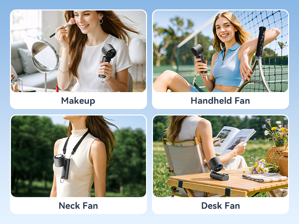 3-IN-1 FoldableMini Personal Fan