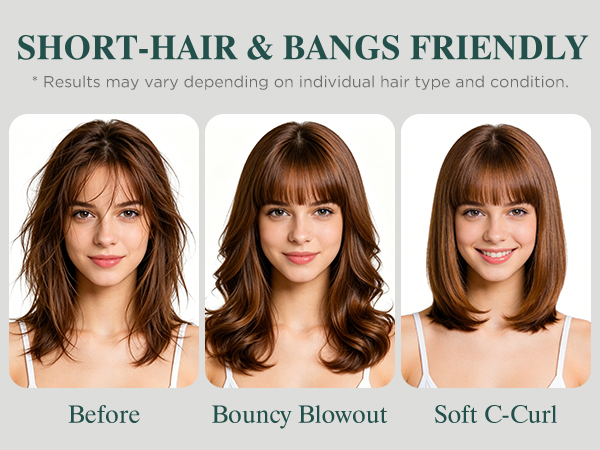 hair dryer brush for short hair