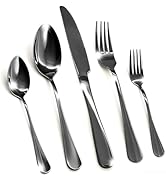 20 Piece Flatware Sets (Black)