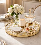 Gold lazy susan