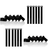 12 Pack Reusable Cinch Straps 12"x1" Multipurpose Quality Hook and Loop Nylon Cable Securing Stra...