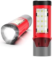 ohyes Magnetic Work Light Fit for Milwaukee 12V Battery Max 650LM 2 in 1 Flash Light for Camping ...