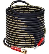 LIULO TOOL 100 FT Pressure Washer Hose with 3/8" Quick Connect, 4000 PSI Kink Resistant High Tens...