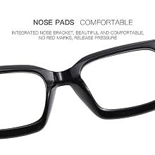 Integrated comfort nose pads