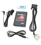 Bluetooth Car Kit, 3 in 1 Car Audio Input Adapter with AUX USB Bluetooth for Honda Accord Civic C...
