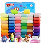 Modeling Clay Kits - 50 Colors Air Dry Clay, DIY Molding Magic Clay, No-Toixic Kids Air Clay Set
