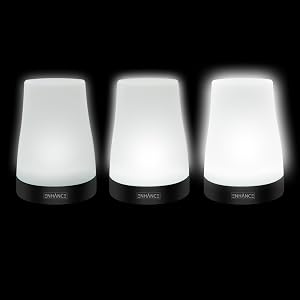 3 different white light settings