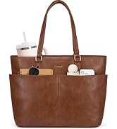 LOVEVOOK Laptop Tote Bag for Women, 15.6 inch Laptop Work Bags for Teacher/Nurse Large Computer B...
