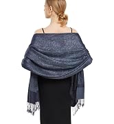 vimate Silky Paisley Pashmina Shawl Scarf-Women's Soft Double-side Jacquard Pashminas Wrap for Ev...