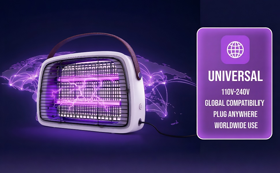 Fly zapper for worldwide use