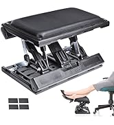 Scalebeard Foot Rest for Under Desk at Work,Height Adjustable Infinite Angle Ergonomic Foldable F...