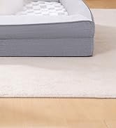 KSIIA Big Dog Bed for XL Dogs, Orthopedic Egg-Crate Memory Foam Pet Bed with Sides, Waterproof Li...