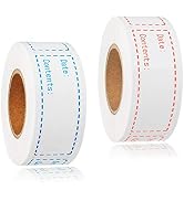 300pcs Removable Freezer Labels, Yoget 1 x 3 Inch Food Storage Stickers, Refrigerator Freezer Pap...