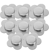 Angoily Magnetic Weights, 8Pcs Stainless Steel Tablecloth Clips Shower Curtain Magnets Flowers Sh...