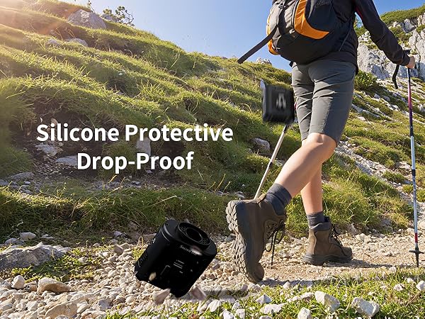 Drop-Resistant,Protect Your Mini Waist Fan