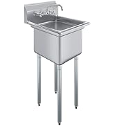 Stainless Steel Prep & Utility Sink | 304 Stainless Steel | Restaurant, Kitchen, Laundry, Garage ...