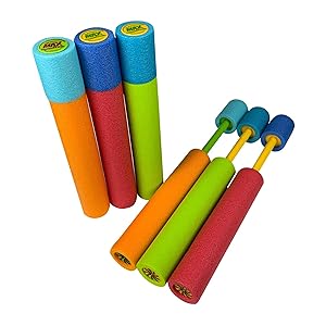 6 Pack Max Liquidator Water Blasters on White Background