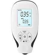 Car Paint Coating Thickness Gauge Meter, Digital Coating Thickness Meter Tester for Used Car Buye...