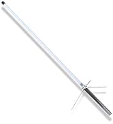 FMUSER GR100 GMRS Base Antenna, 462-467MHz, High Gain 7.5 dBi Fiberglass GMRS Base Station Antenn...