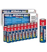 ACDelco UltraMAX 20-Count AAA Batteries, Alkaline Battery with Advanced Technology, 10-Year Shelf...