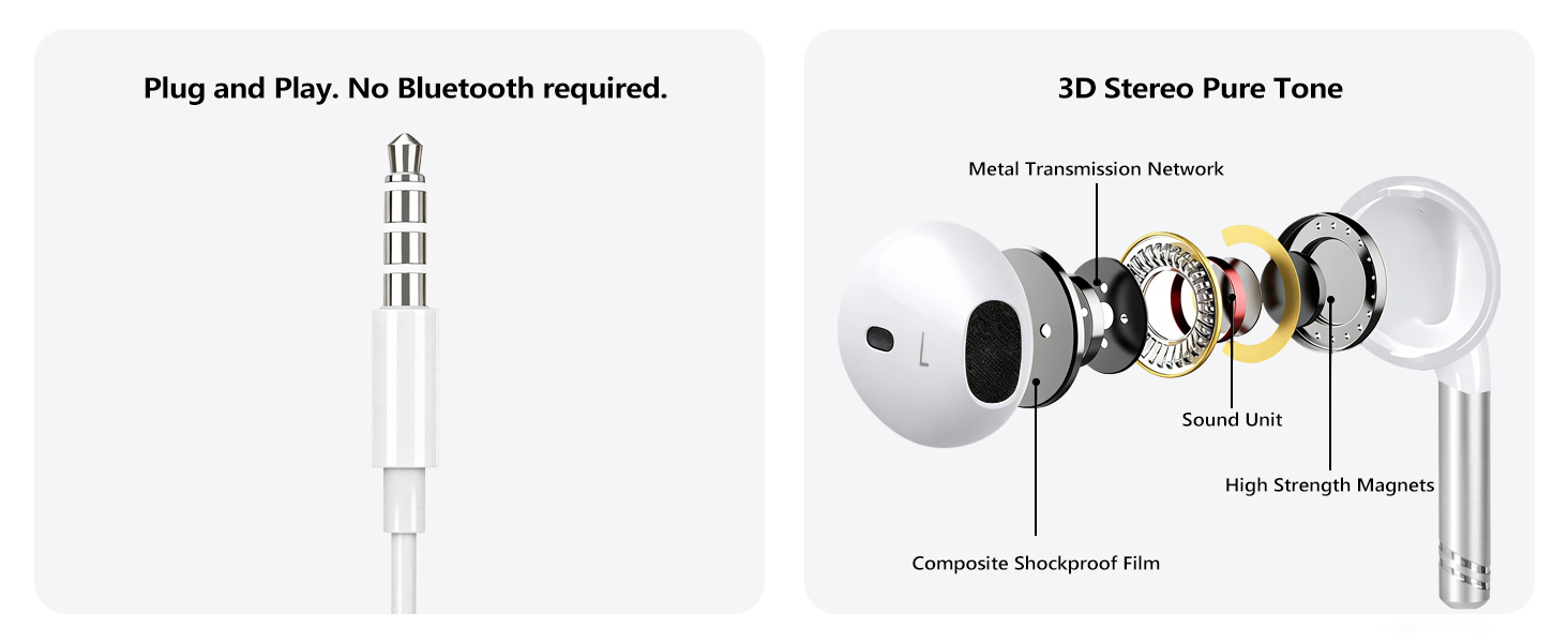 wired headphones