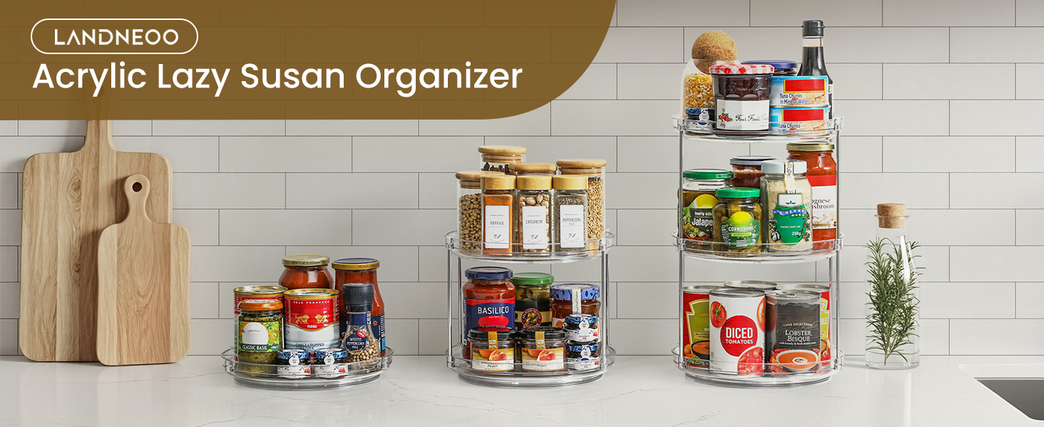 lazy susan turntable organizer