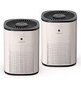 2 Pack CHIVALZ Air Purifiers for Bedroom with True HEPA Filter for Smoke, Dust, Pollen, Pet Dande...
