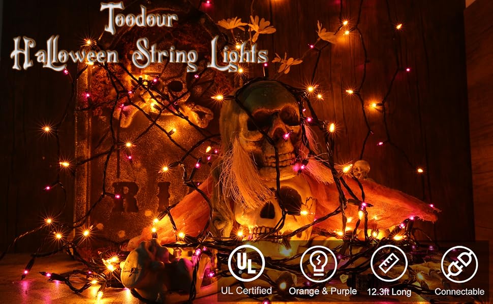orange & purple Lights