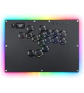 GuileKeys Leverless Controller Arcade Stick GK-16, All-Button Arcade Controller with Multi-functi...