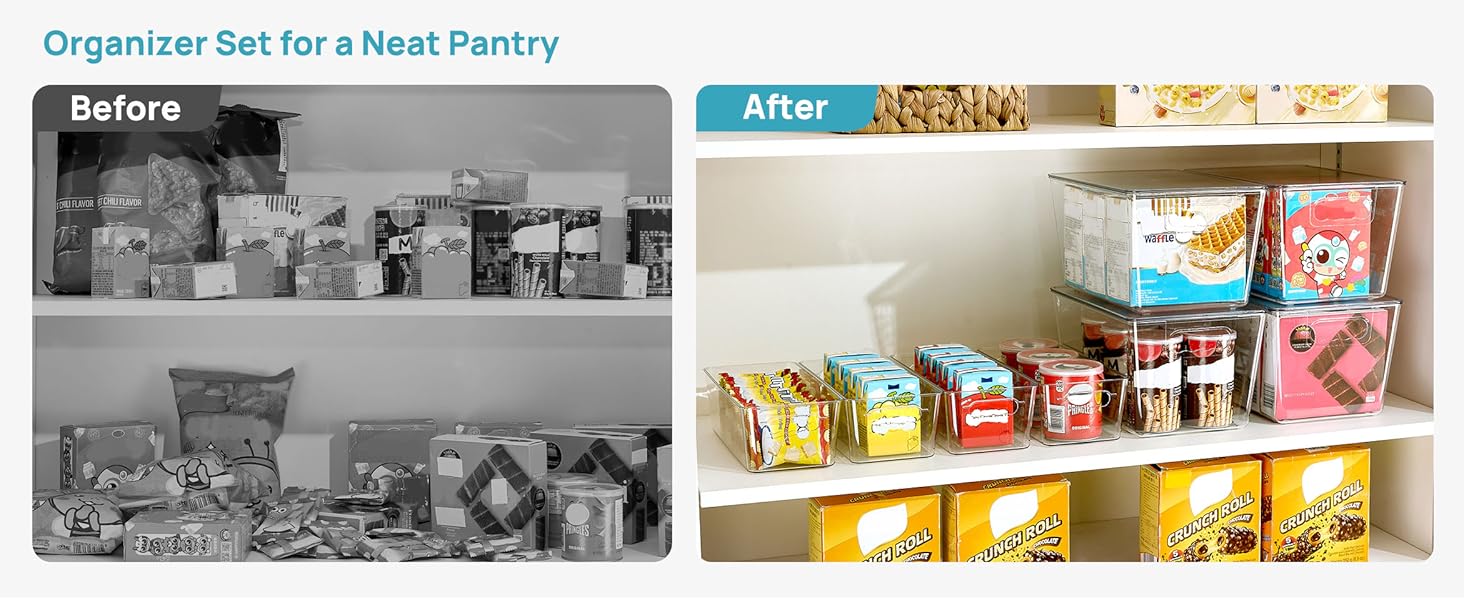 Pantry Organizers and Storage Bins