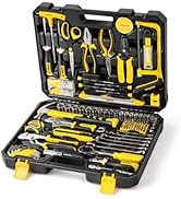 ENVENTOR Tool Set, 220-Piece Home Tool Kit with Toolbox, Wrench and Hand Tools for Home Repairs, ...