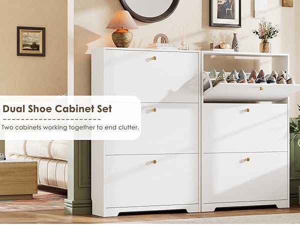 shoe cabient storage for entryway