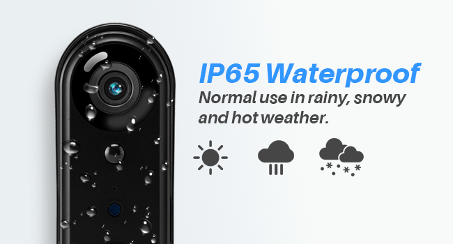 IP65 Waterproof Doorbell Camera