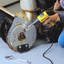 removing rusted bolts with the HT1000 heat gun