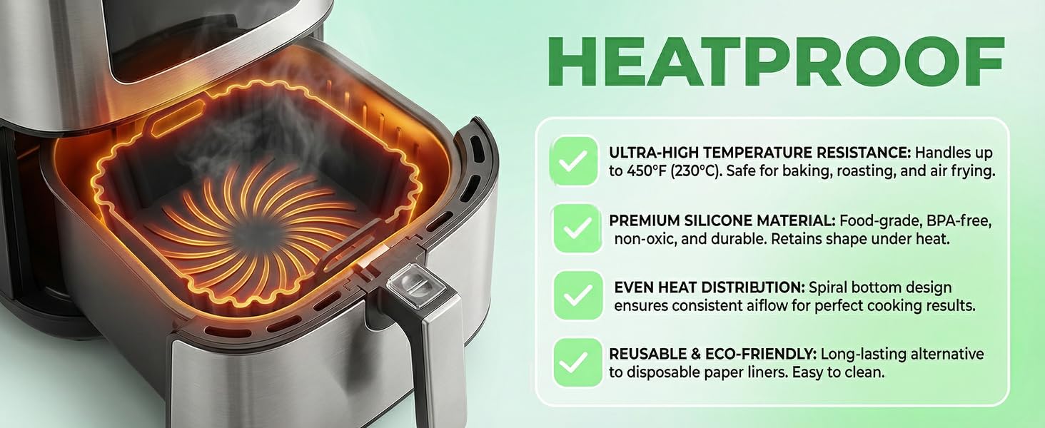 air fryer silicone liners