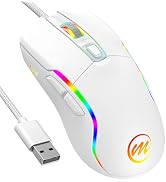 memzuoix Gaming Mouse-White