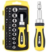 BOSI TOOLS BOSI TOOLS Ratchet Screwdriver Set 41 Pieces Socket Set