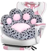 DOBUONO Cat Paw Cushion Kawaii Office Chair Cushion Comfy Plush Gaming Chair Cushion Cute Seat Cu...