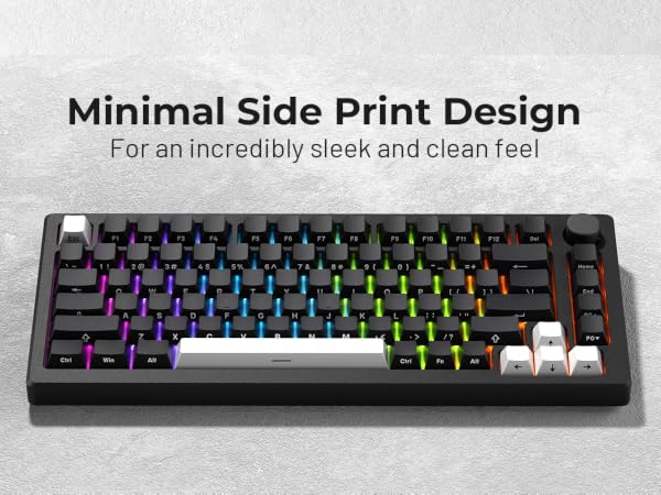 black keycaps