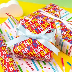 Birthday wrapping paper