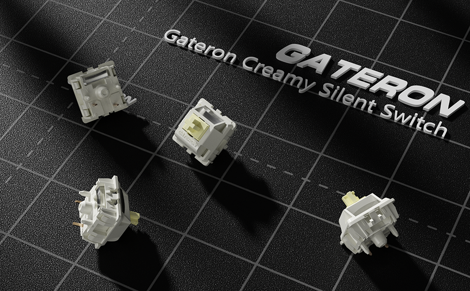 Gateron Cream Silent Keyboard Switches
