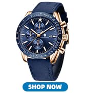BENYAR Watch for Men Analog Quartz Chronograph Waterproof Luminous Designer Mens Wrist Watches Bu...