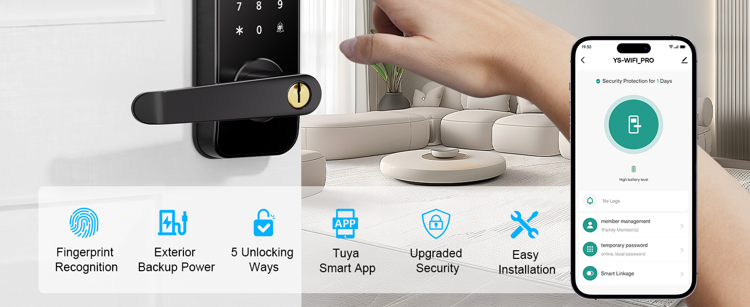 fingerprint door lock