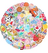 NICEVINYL Embroidered Iron on Patches for Clothing: 80PCS Random Patch Appliques for Clothes Jean...