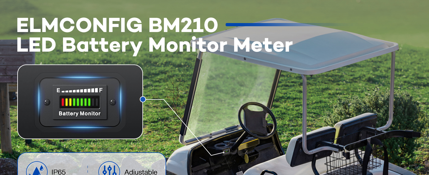 golf cart battery meter
