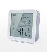 Smart WiFi Temperature Humidity Monitor for Tuya App | Direct to Your Phone Alerts, No Gateway | ...