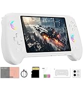 RG557 Retro Handheld Game Console , 5.48 Inch AMOLED Screen Handheld Emulator Android 14 System D...