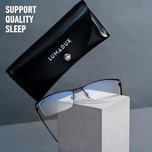 Lumadux Glasses Support Quality Sleep