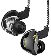 Headphones in Ear Monitor Wired Earbud,1DD HiFi Bass Immersive Sound Earphones, for Drummer Music...